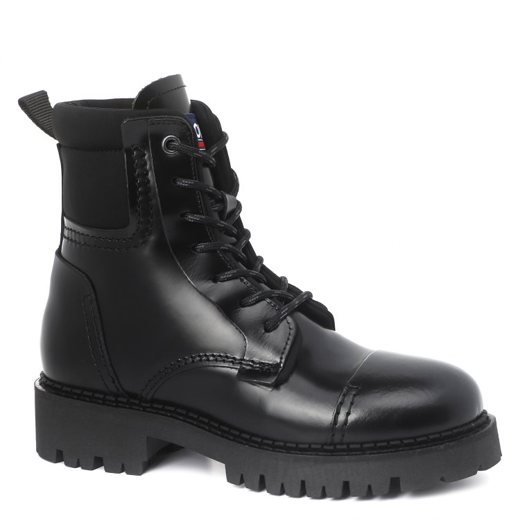 фото Женские ботинки tommy jeans fashion pop color boot en0en01144 черный р.41 eu