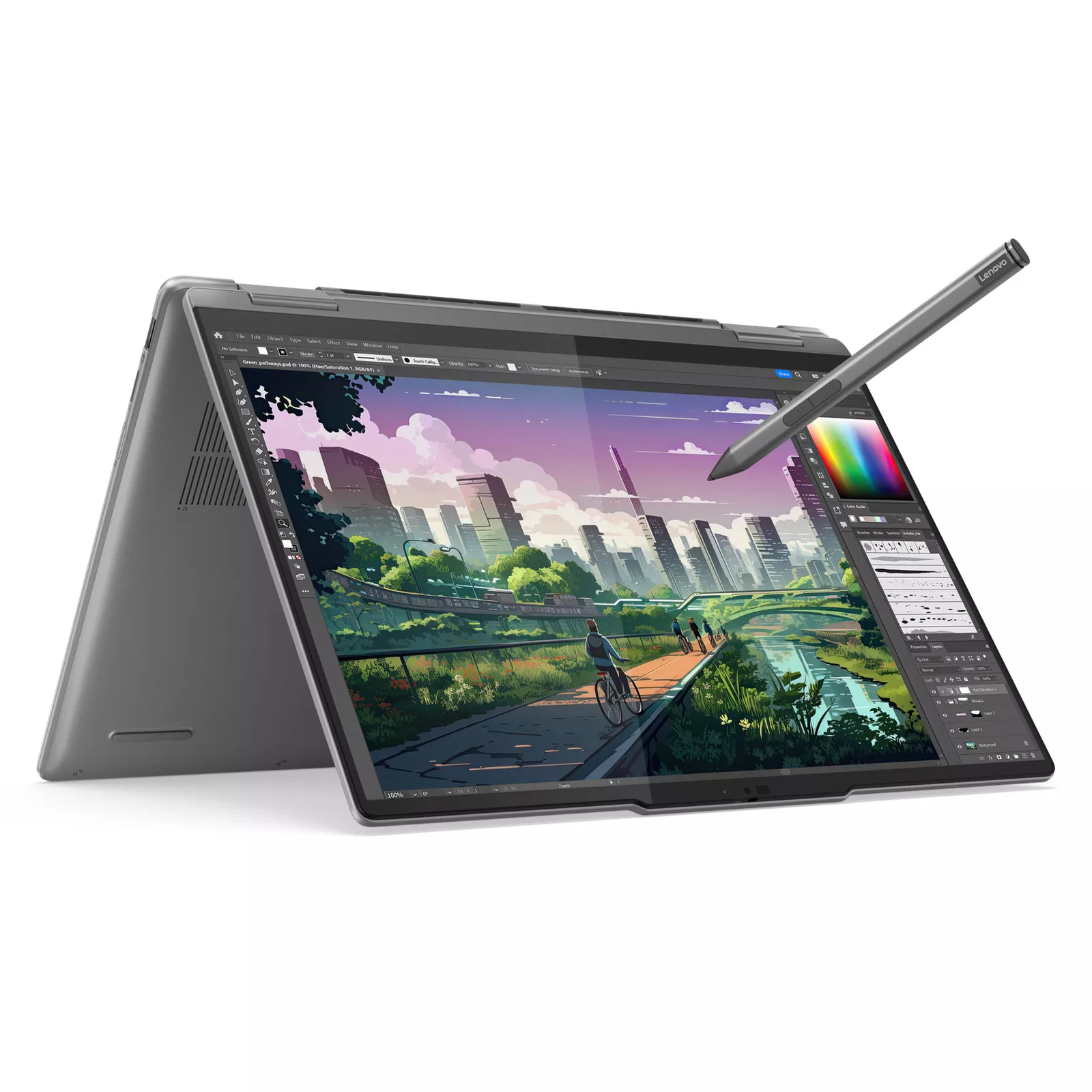 

Ноутбук Lenovo Yoga 7 Gen 9 серый (83DK000FUS), Yoga 7