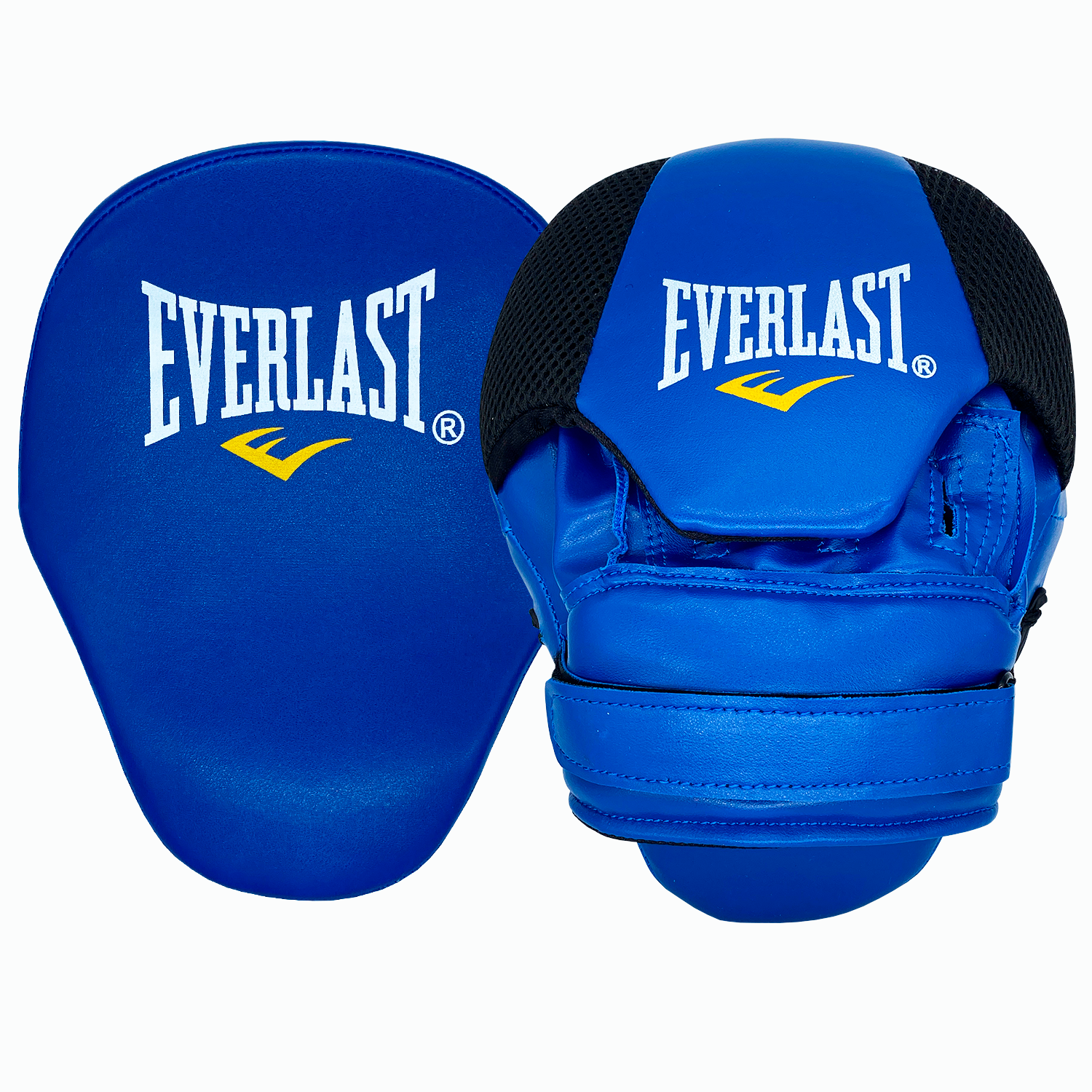 Лапы боксерские Everlast изогнутые, синие, 2 шт.