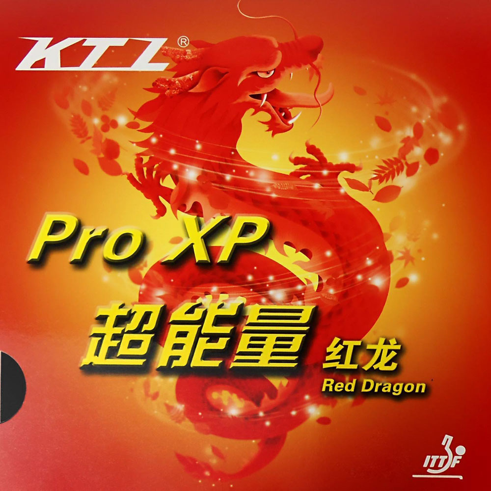 Накладка для настольного тенниса KTL LKT PRO XP Red Dragon, Red, 2.0