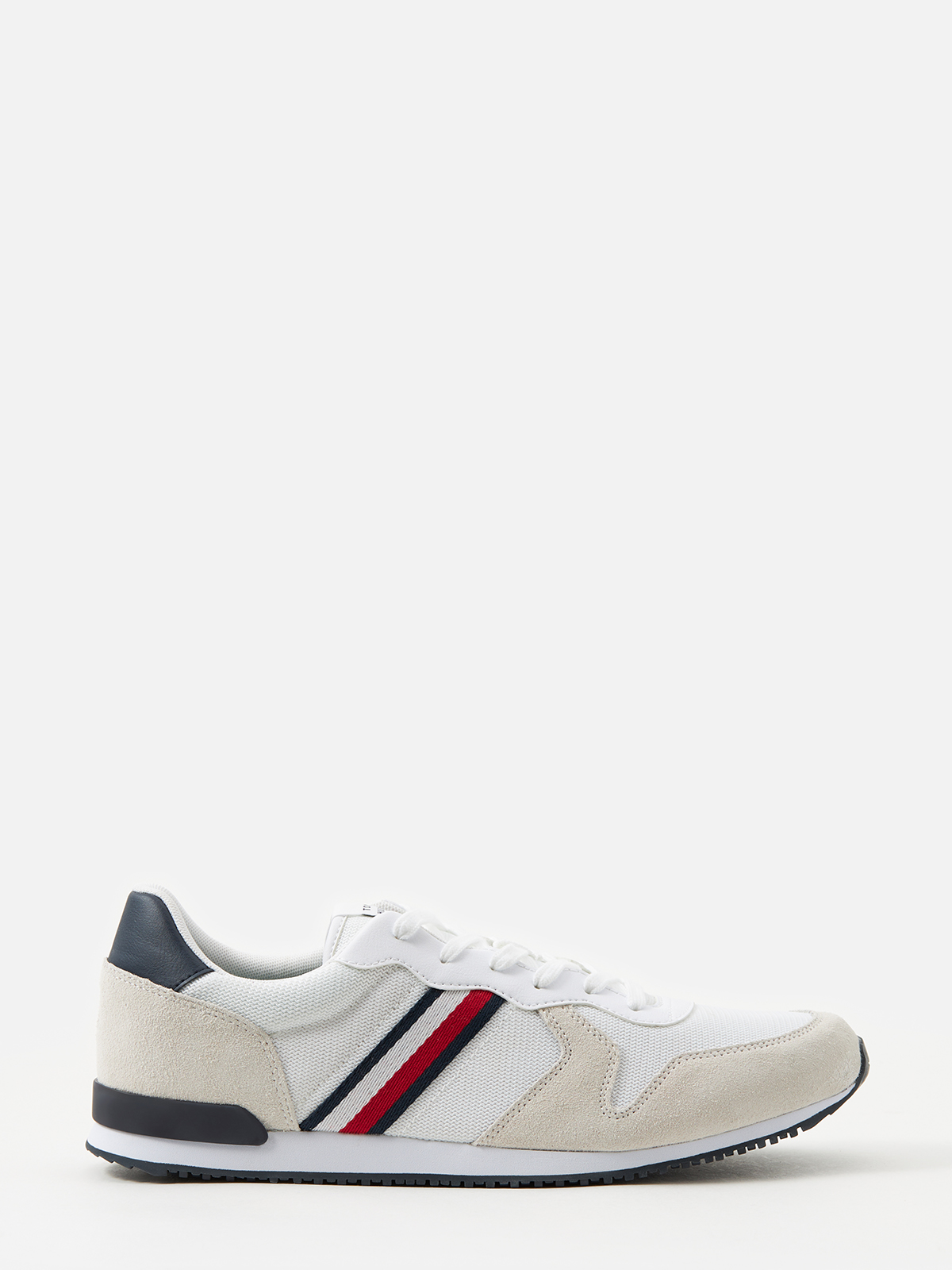

Кроссовки мужские Tommy Hilfiger FM0FM04733 белые 41 EU, Белый, FM0FM04733