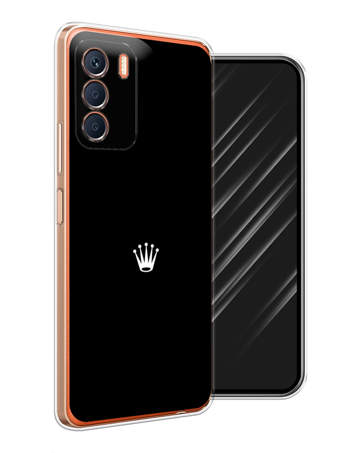 

Чехол Awog на Infinix Zero 5G 2023 "Белая корона на черном фоне", Черный, 3104450-7