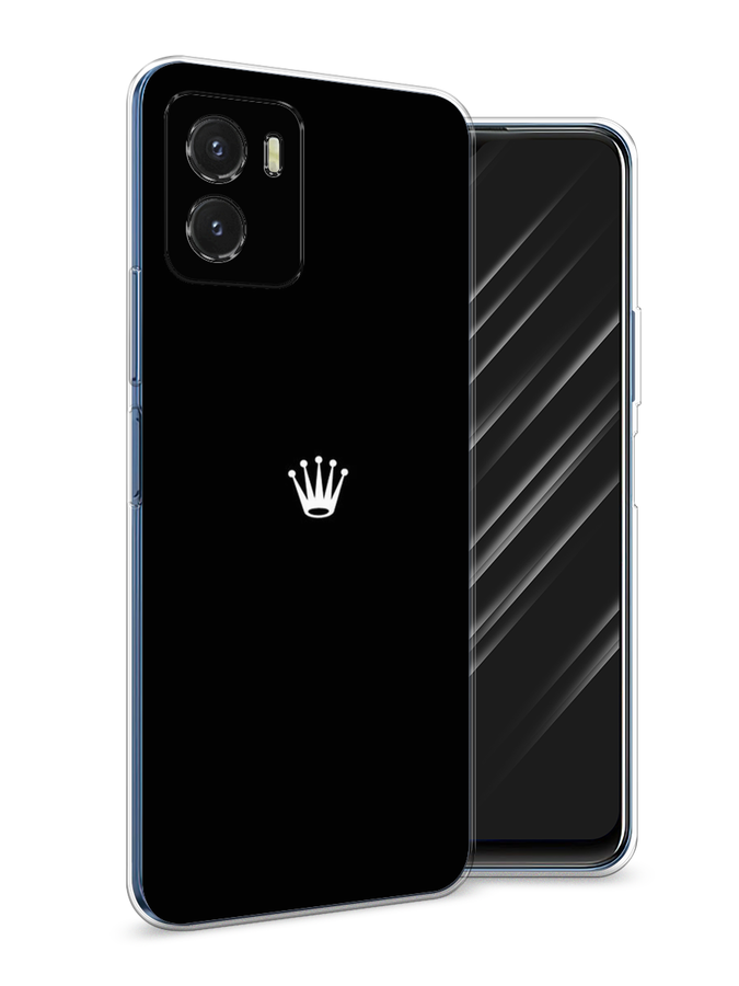 

Чехол Awog на Vivo Y10 "Белая корона на черном фоне", Разноцветный, 266450-7