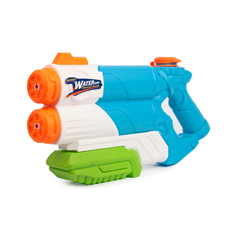 Водный пистолет помповый Аквабластер игрушечный Super Water Gun Baziator GK0060A, голубой