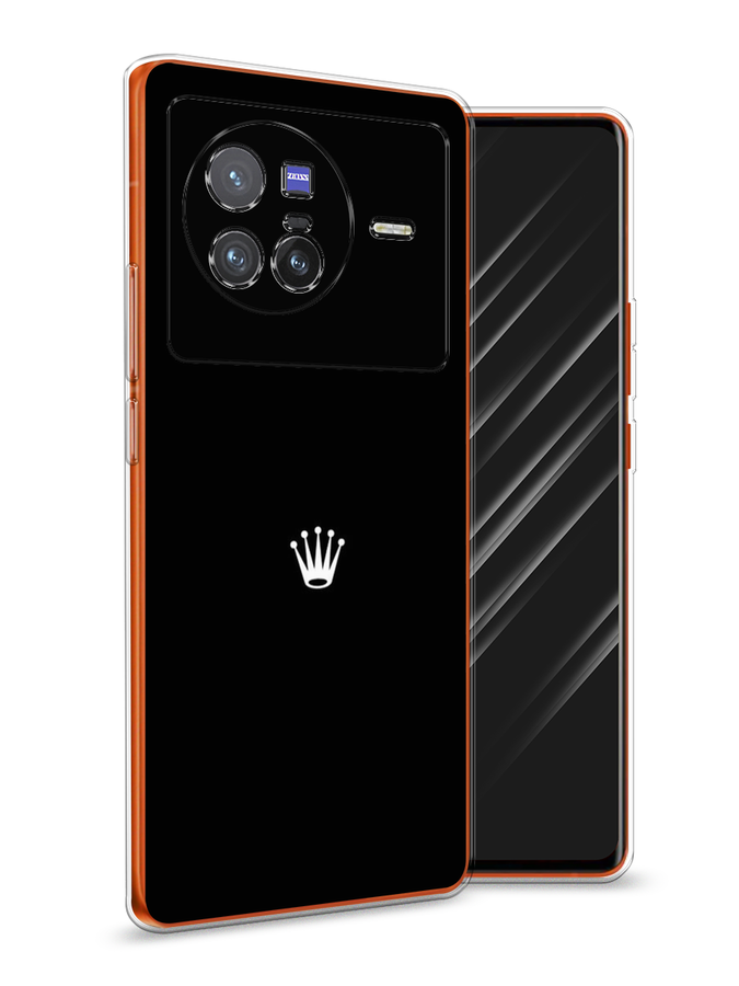 

Чехол Awog на Vivo X80 "Белая корона на черном фоне", Разноцветный, 266550-7