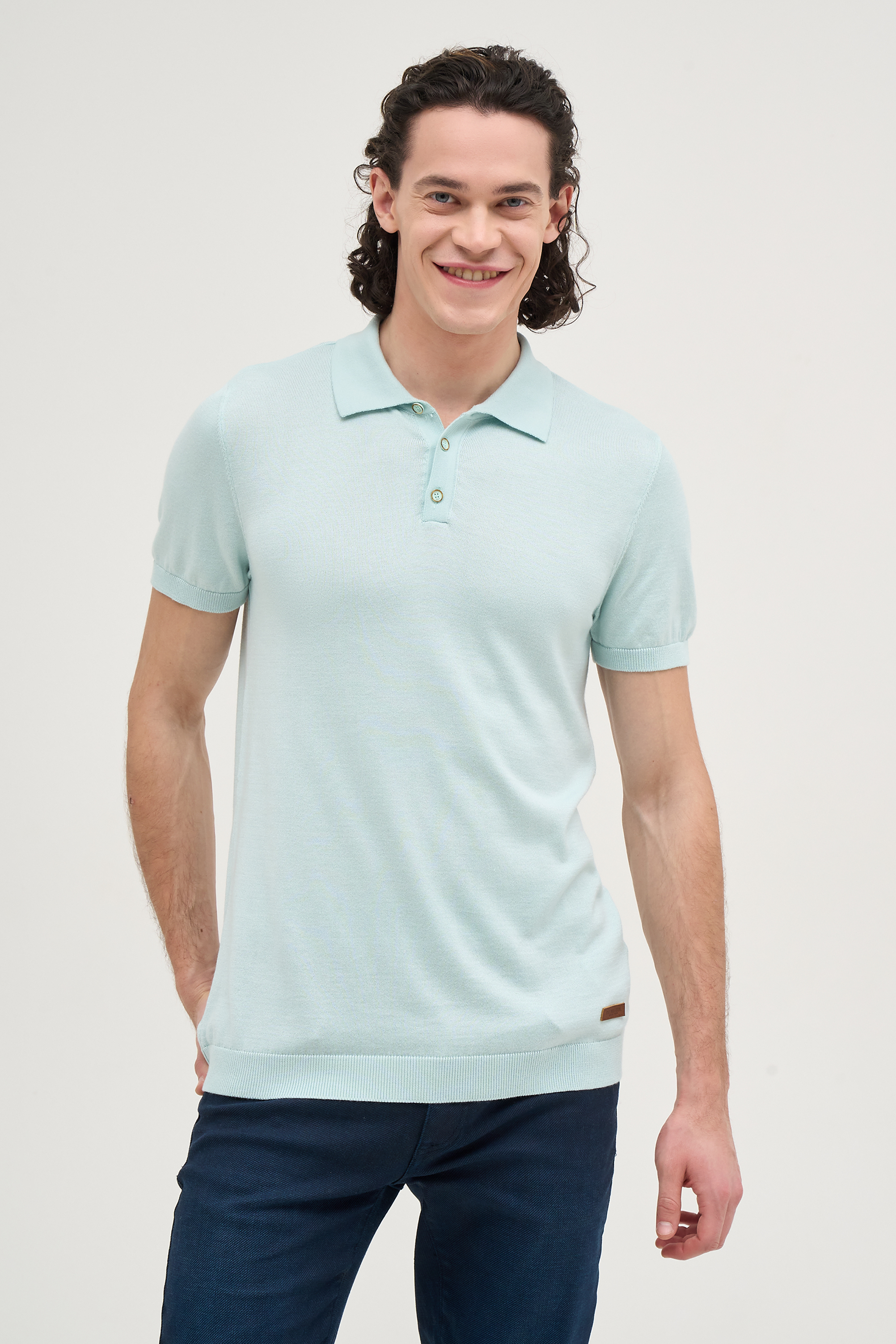 Пуловер мужской US Polo Assn G081SZ0TK0RAHAL-IY23-R бирюзовый M 3900₽