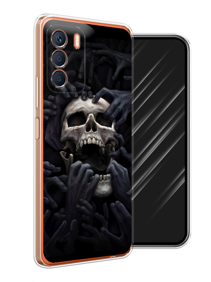 

Чехол Awog на Infinix Zero 5G 2023 "Череп 29", Черный;серый, 3104450-9