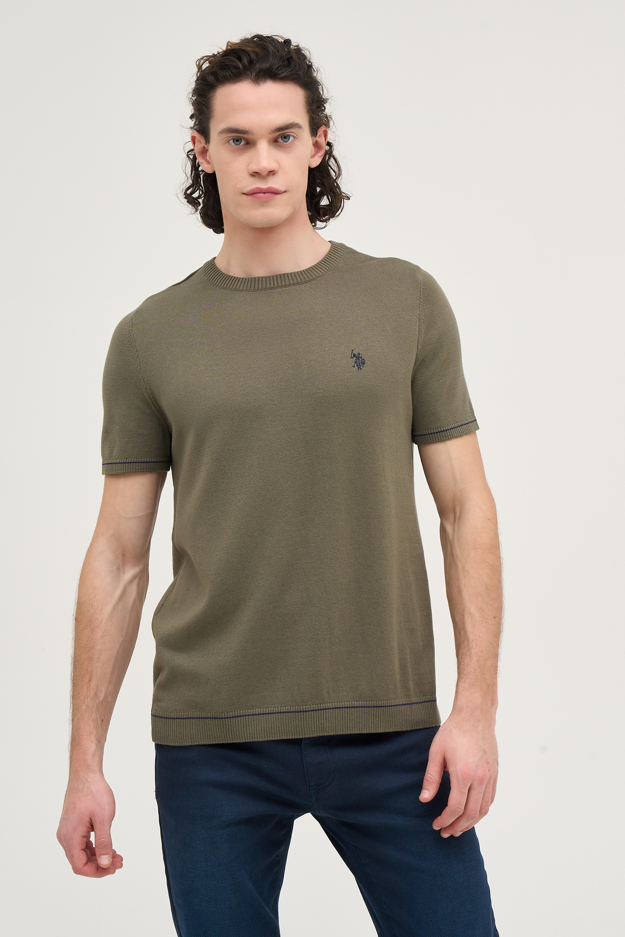 

Джемпер мужской US Polo Assn G081SZ0TK0FORLA-R хаки XS, G081SZ0TK0FORLA-R