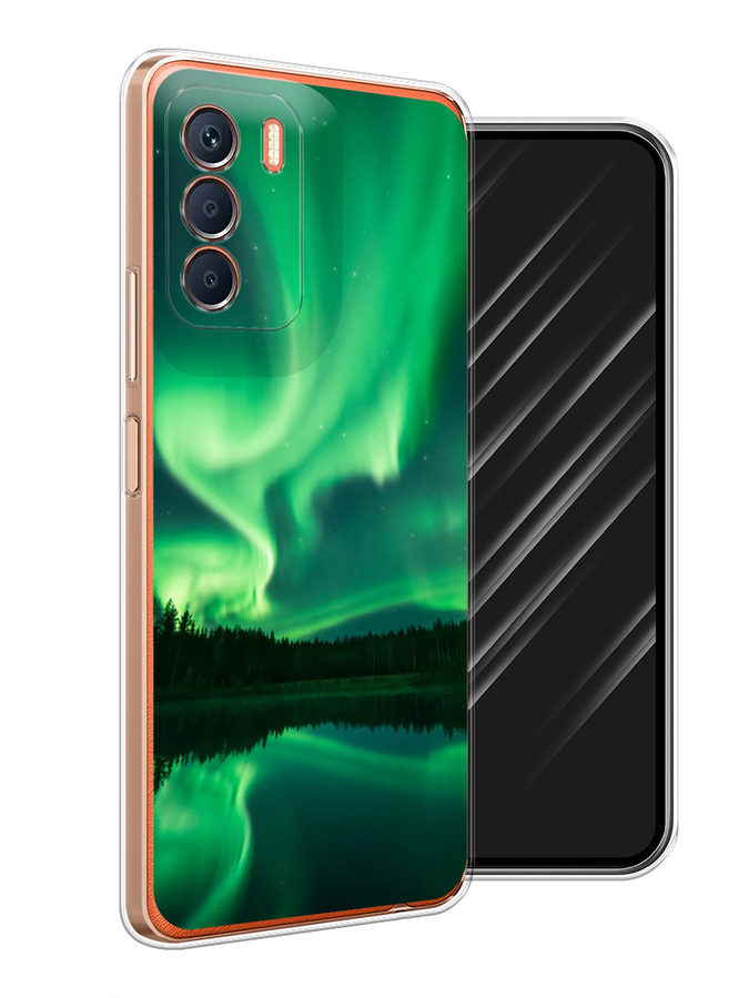 

Чехол Awog на Infinix Zero 5G 2023 "Ночные пейзажи 7", Зеленый;черный, 3104450-4