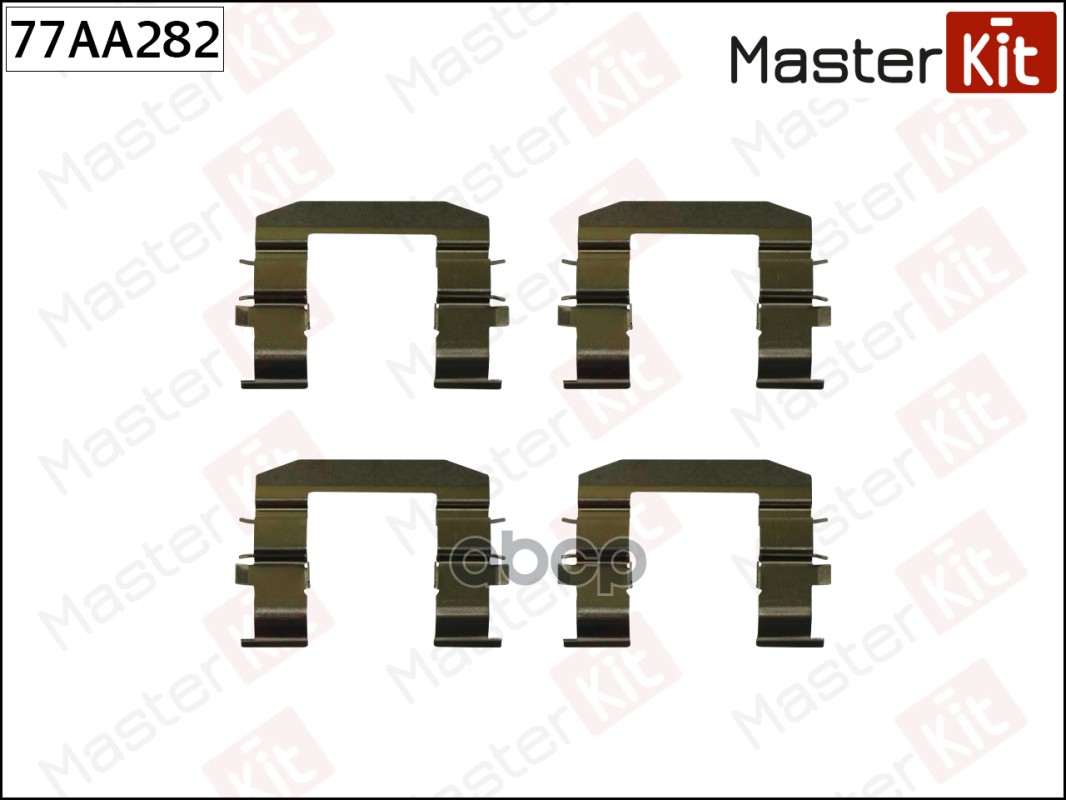 

Комплект установочный тормозных колодок MASTERKIT 77aa282