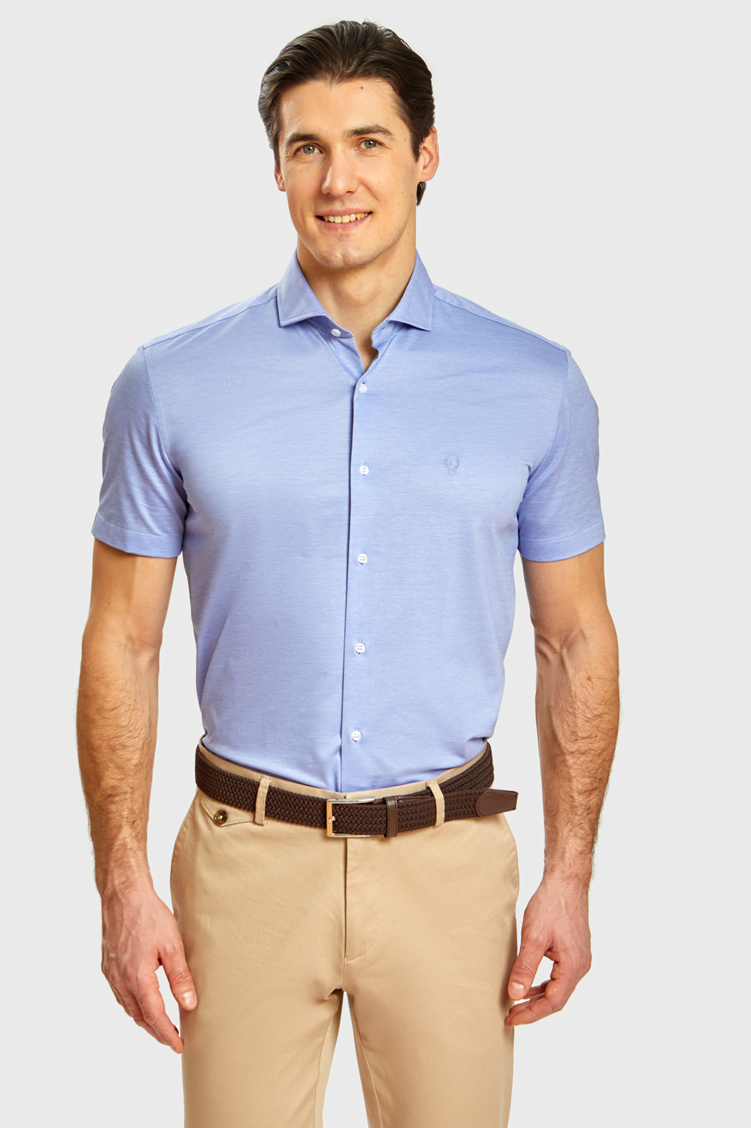 

Рубашка мужская Kanzler 2S-375WT-0609-05 голубая 43, 2S-375WT-0609-05