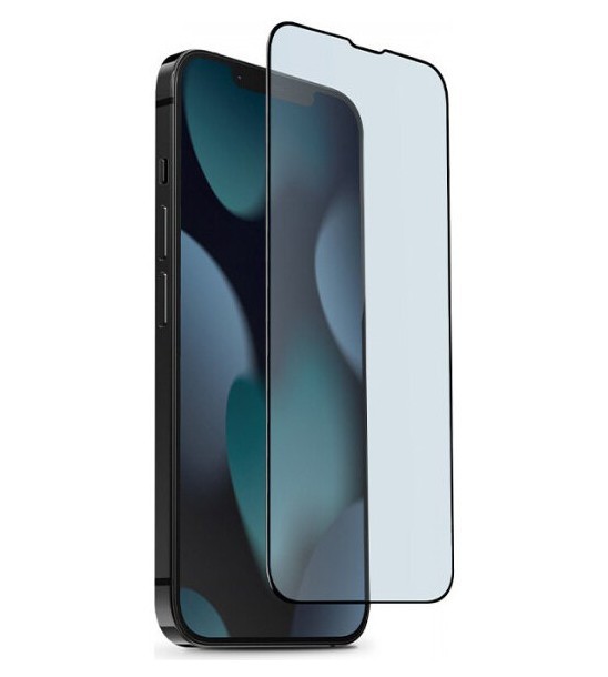 

Стекло Uniq Optix Anti-blue Light для iPhone 13/13 Pro с черной рамкой