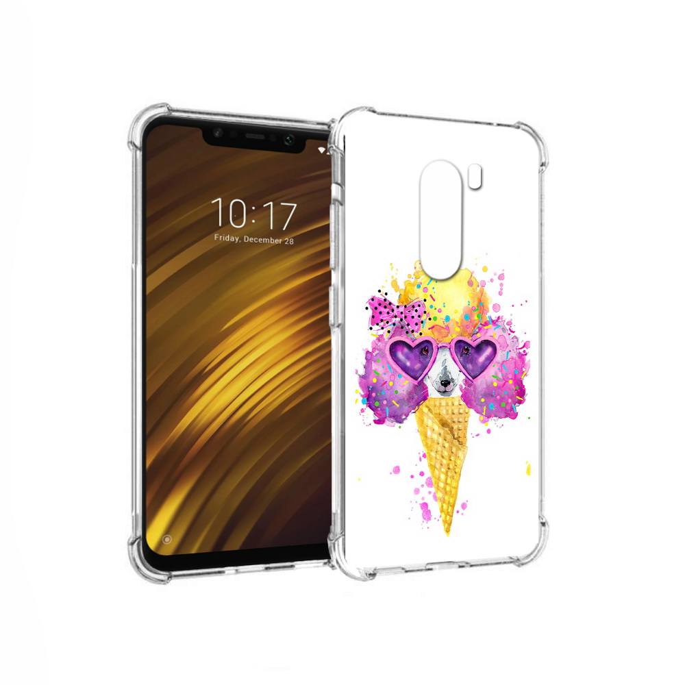 

Чехол MyPads Tocco для Xiaomi Pocophone F1 Рожок (PT116503.308.146), Прозрачный, Tocco