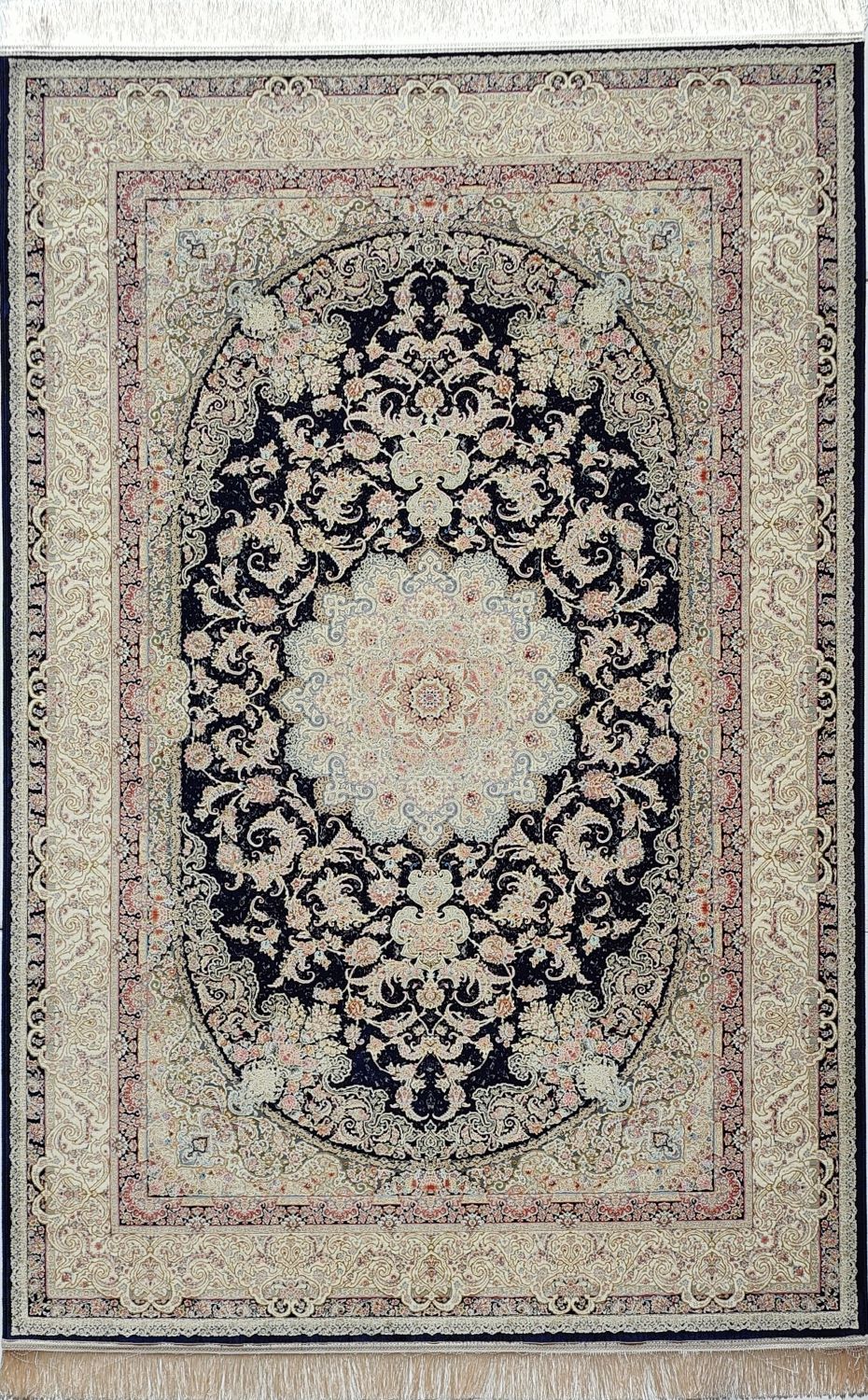 Ковер высокоплотный Farrahi Carpet Arsham темно-синий 100х150