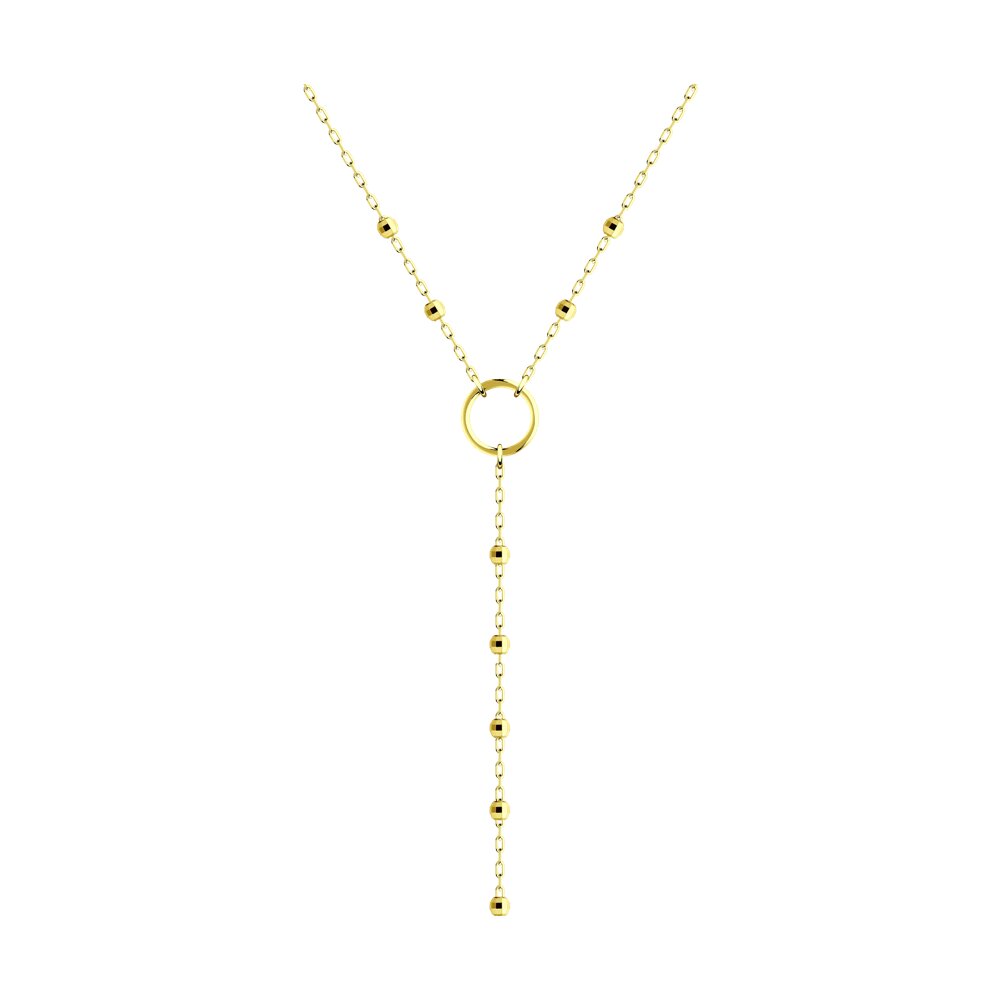 

Колье-галстук из желтого золота 45 см SOKOLOV 070374-2, 070374-2