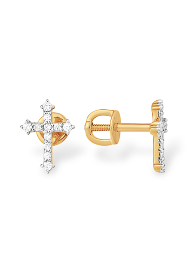 

Серьги из желтого золота с фианитом Kari Jewelry С13210275, С13210275