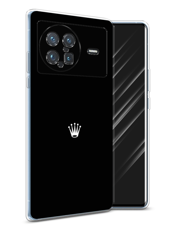 

Чехол Awog на Vivo X Note "Белая корона на черном фоне", Разноцветный, 266950-7