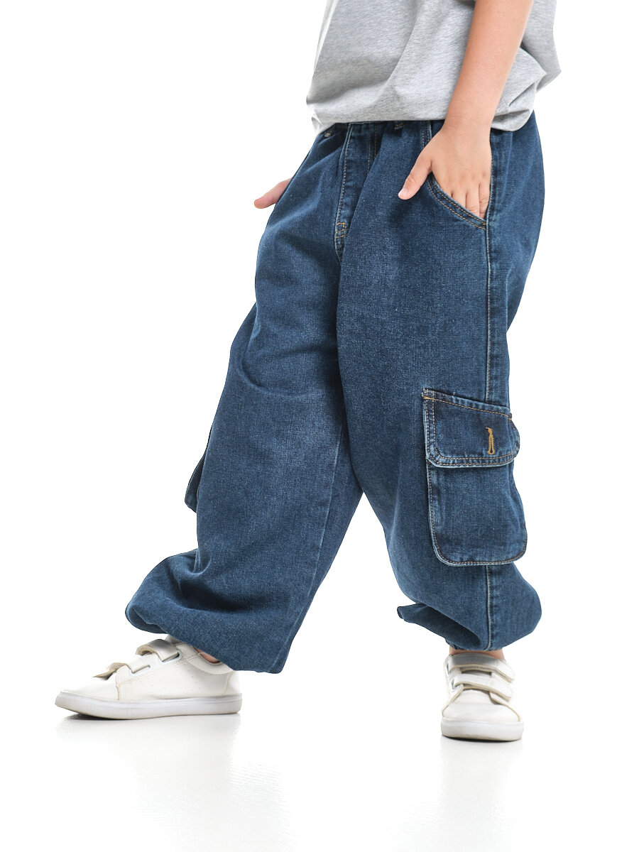 

Джинсы детские Mini Maxi 33-7655, синий, 128, 33-7655