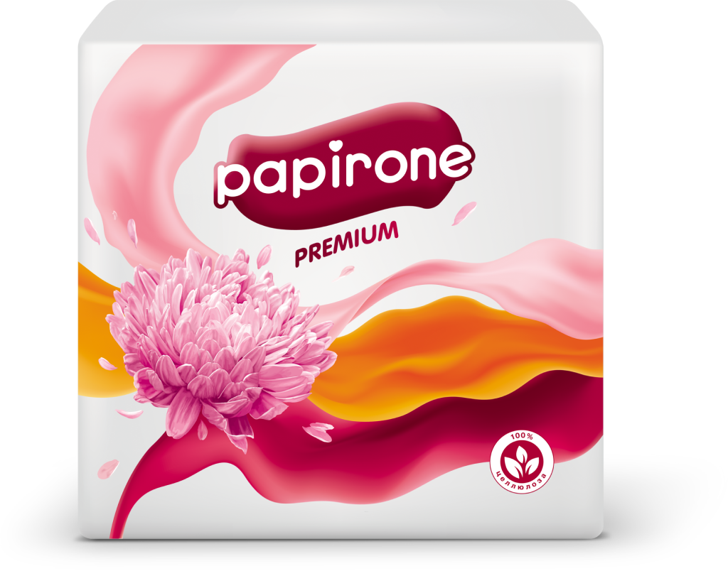 фото Салфетка papirone premium 24х24, 100% целлюлоза