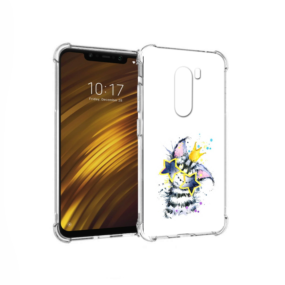 

Чехол MyPads Tocco для Xiaomi Pocophone F1 Мартовский Нуся (PT116503.308.114), Прозрачный, Tocco