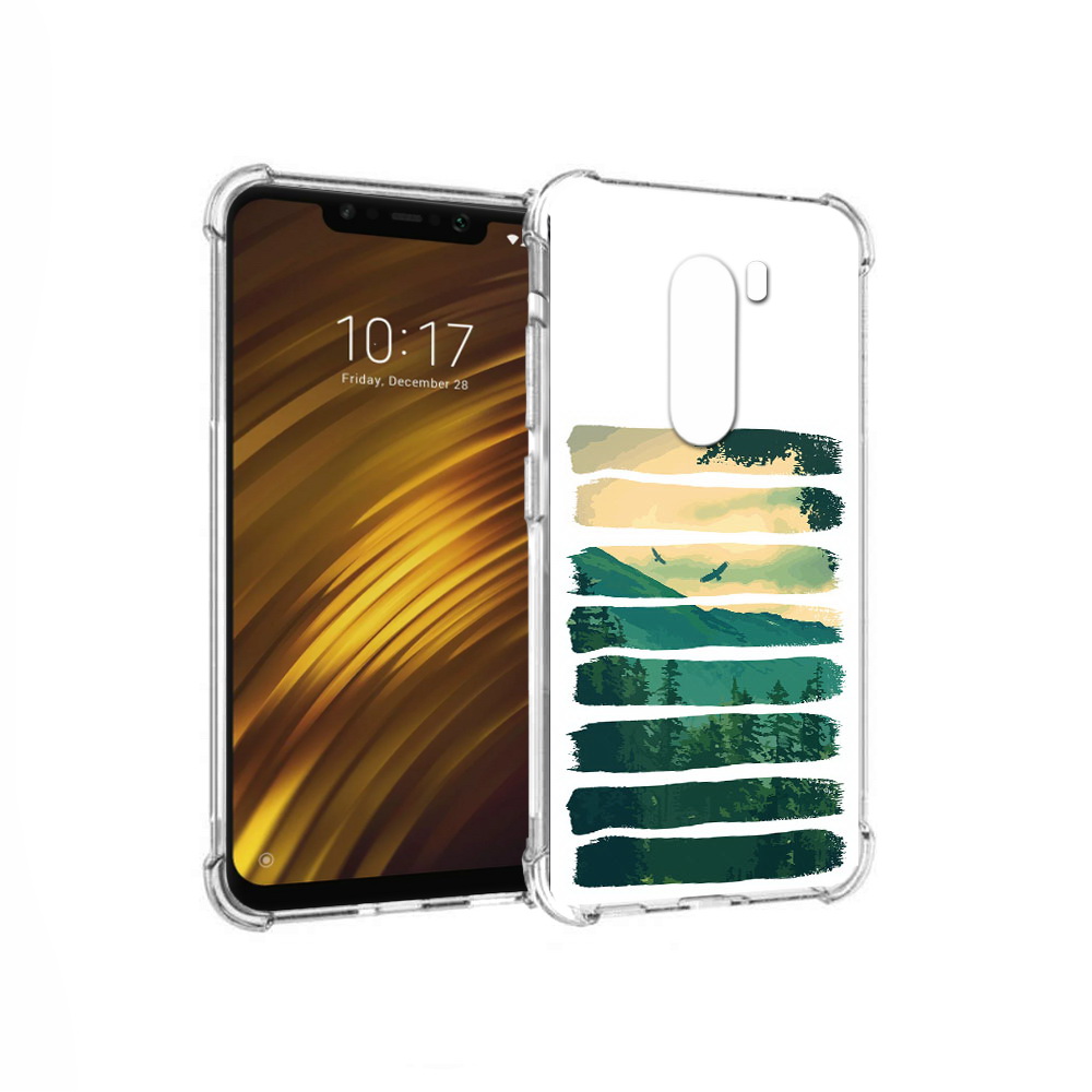 

Чехол MyPads Tocco для Xiaomi Pocophone F1 Лесная чаща (PT116503.308.107), Прозрачный, Tocco