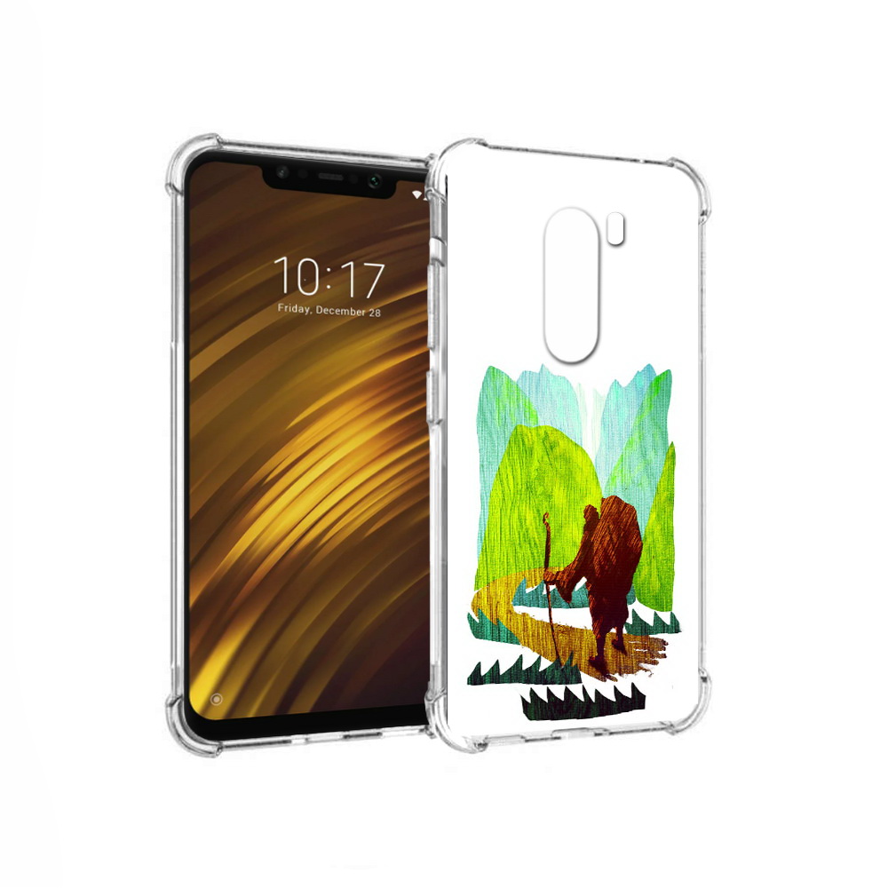 

Чехол MyPads Tocco для Xiaomi Pocophone F1 Лесная тропа (PT116503.308.106), Прозрачный, Tocco