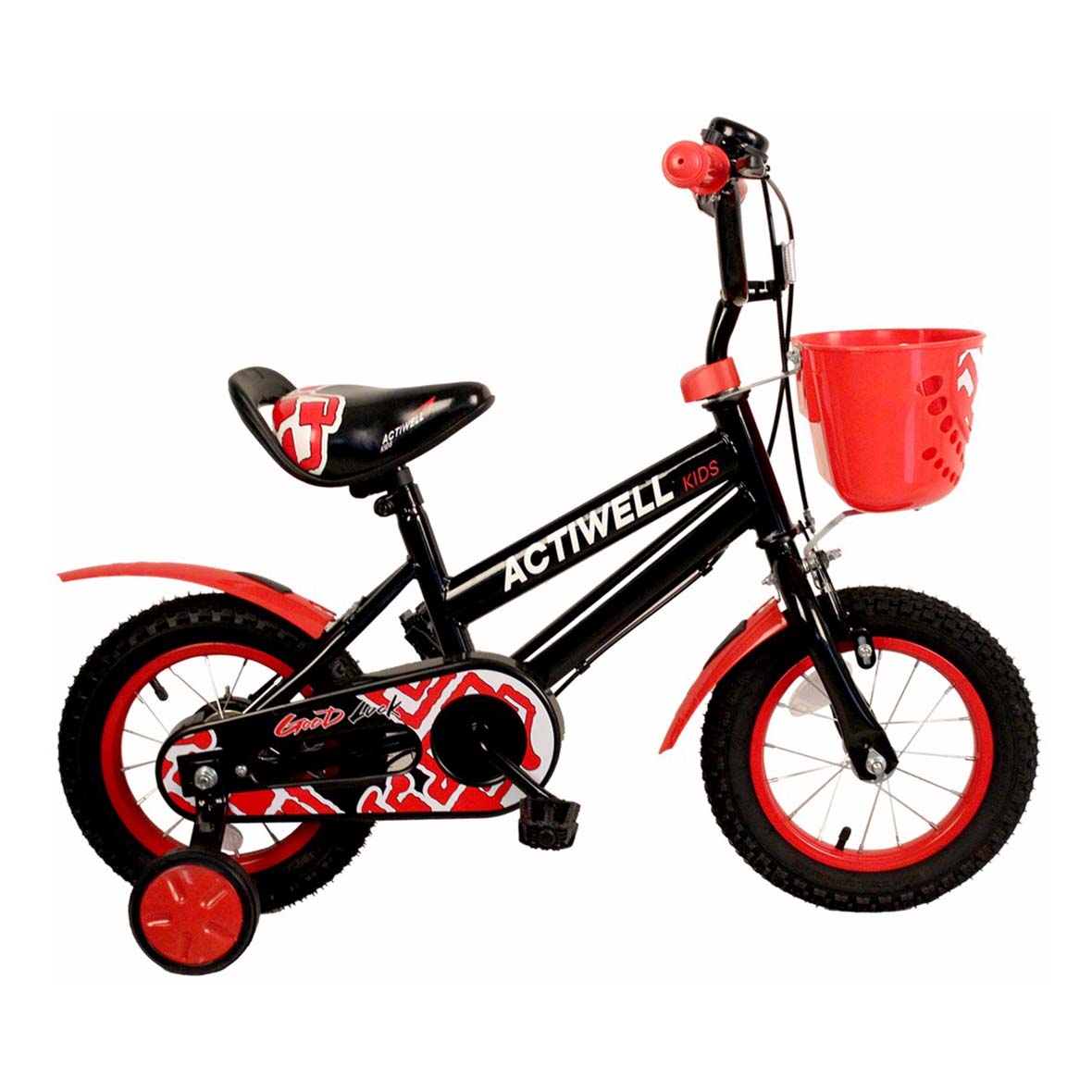 Велосипед Actiwell KID-ST12 черно-красный