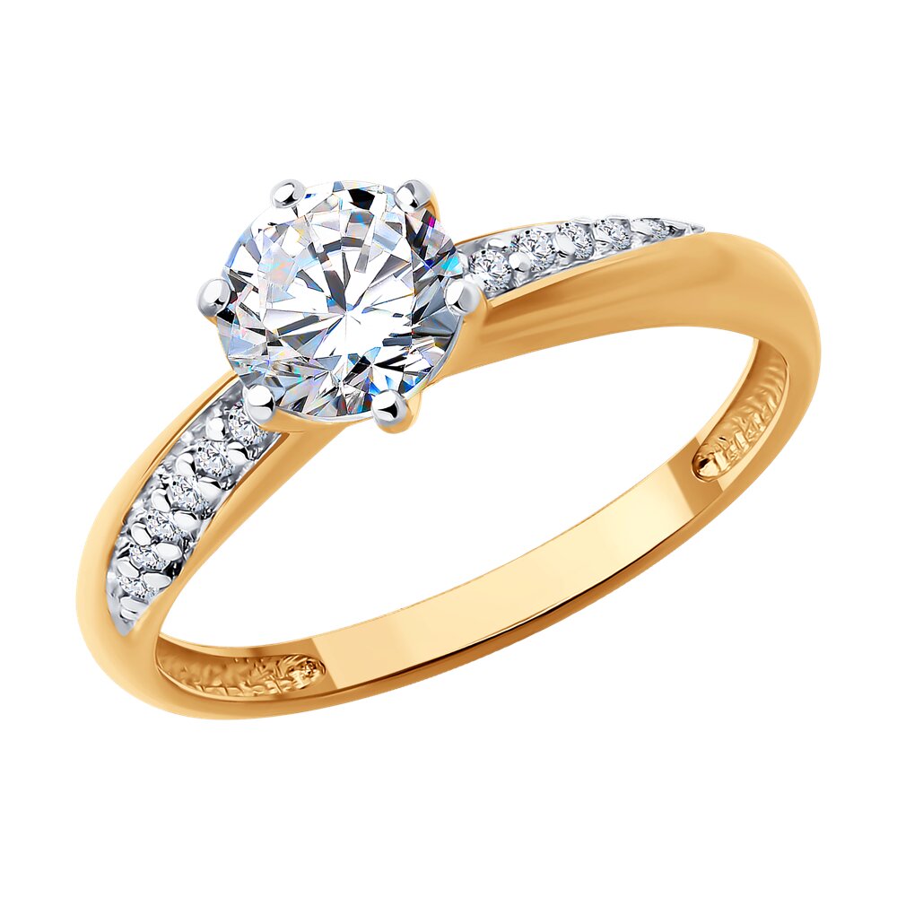 

Кольцо из серебра р. 16 Diamant 93-110-02134-1, фианит, 93-110-02134-1