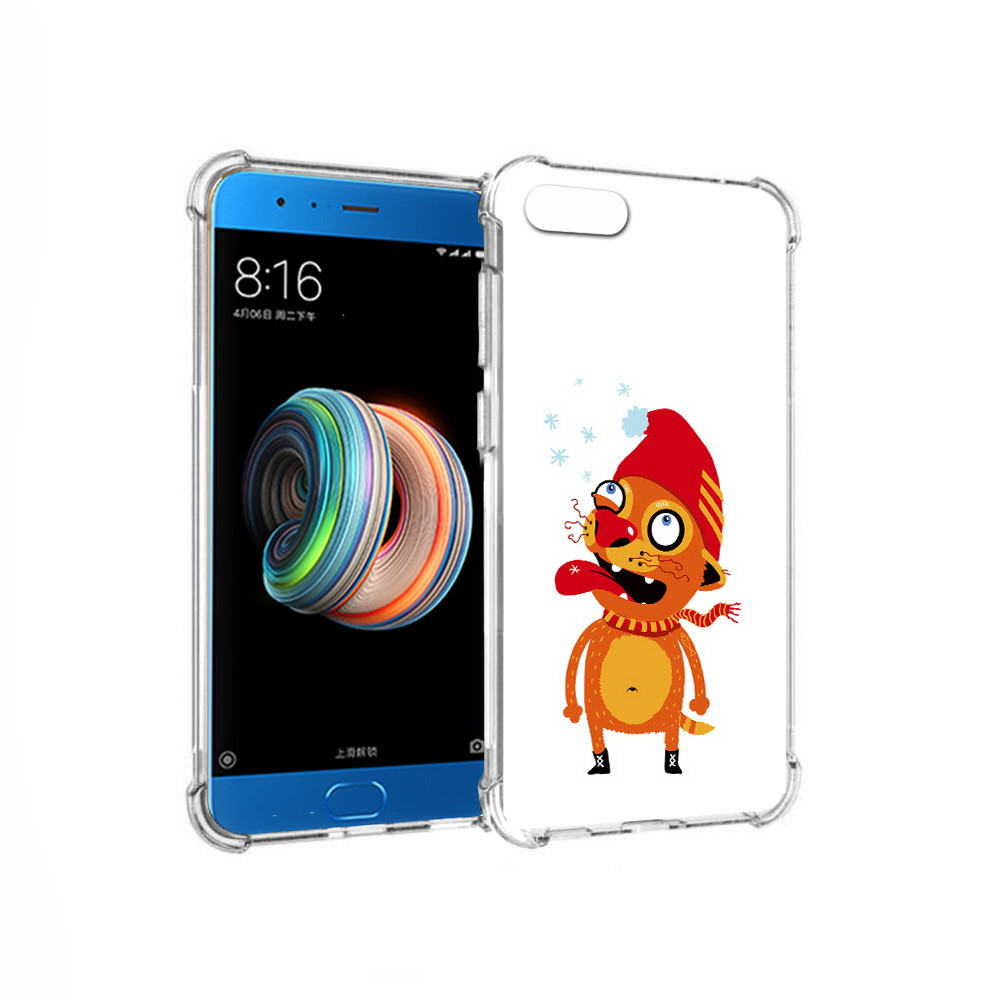 

Чехол MyPads Tocco для Xiaomi Mi Note 3 Зимний кот (PT99401.307.88), Прозрачный, Tocco