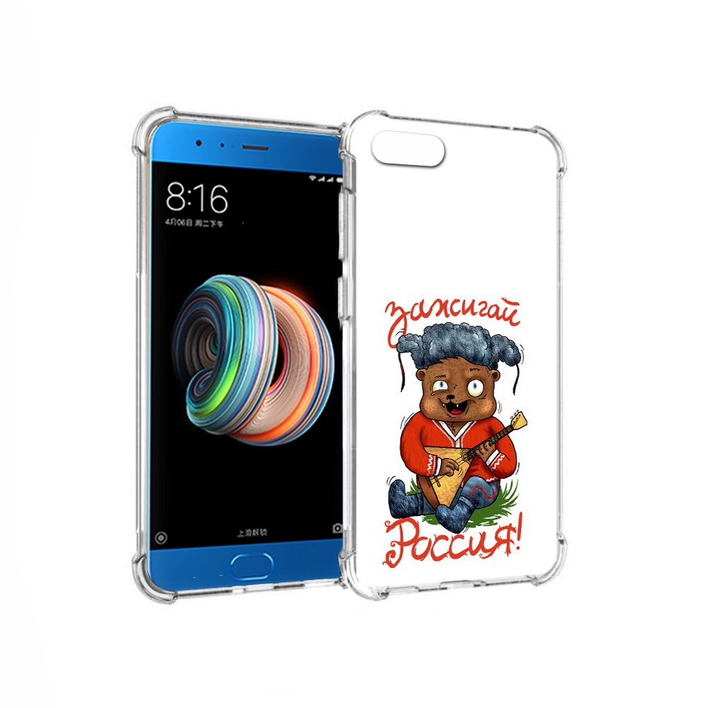 

Чехол MyPads Tocco для Xiaomi Mi Note 3 Зажигай Россия (PT99401.307.82), Прозрачный, Tocco