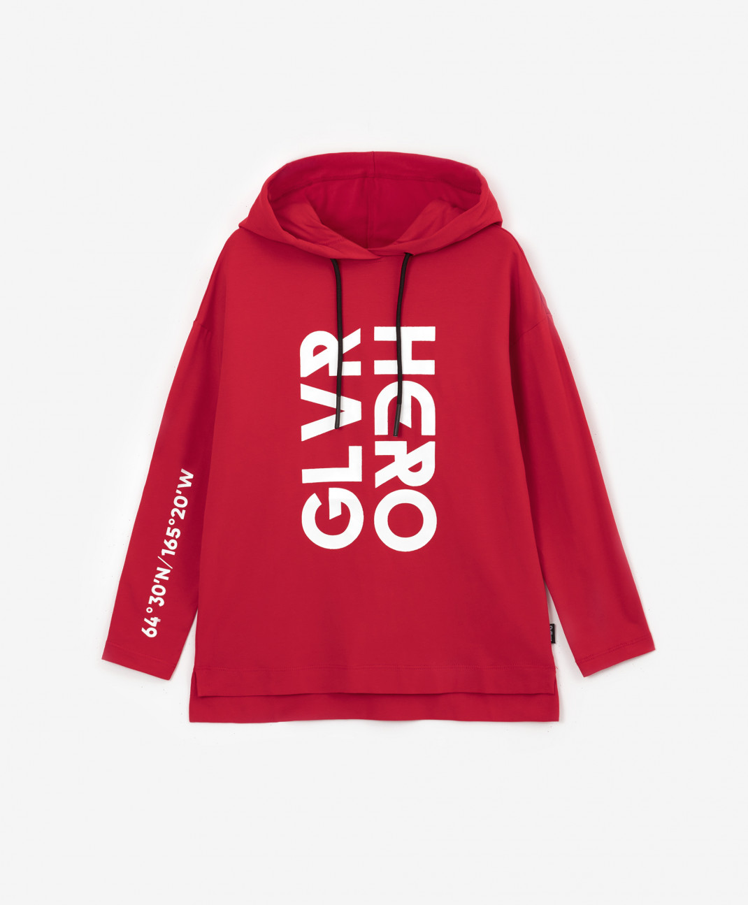 

Футболка с капюшоном красная Gulliver 22212BJC1205 р.140, 22212BJC1205