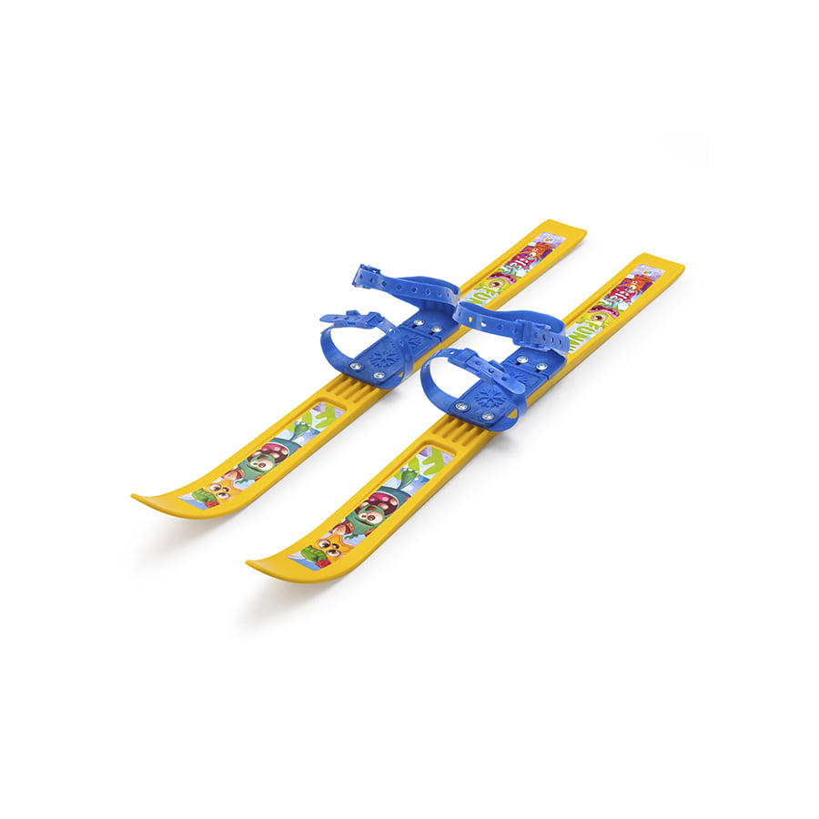 фото Лыжный комплект детский novasport funny с палками в сетке 66/75
