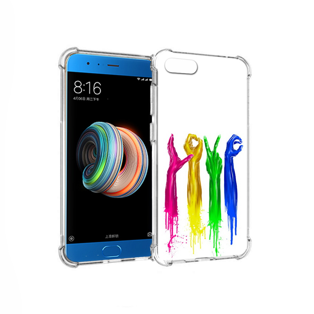 

Чехол MyPads Tocco для Xiaomi Mi Note 3 яркие руки love (PT99401.307.707), Прозрачный, Tocco