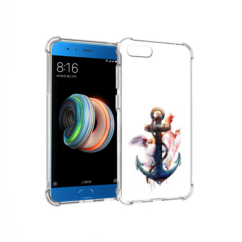 

Чехол MyPads Tocco для Xiaomi Mi Note 3 якорь с птицами (PT99401.307.703), Прозрачный, Tocco