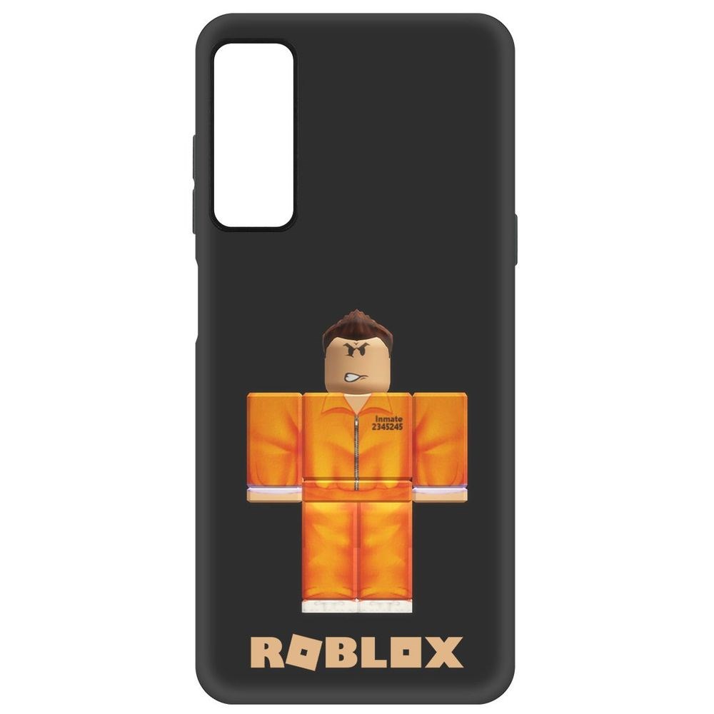 Чехол-накладка Софт Roblox-Заключенный для TCL 20L+