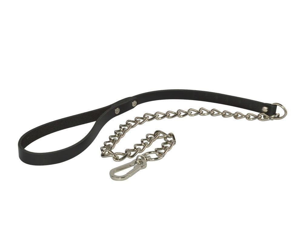 Поводок для ошейника с надежной цепью с удобный карабином Sitabella