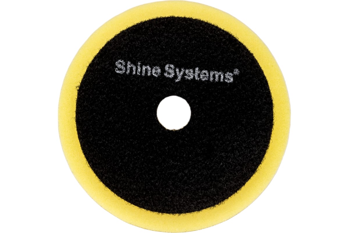 Круг полировальный полутвердый желтый RO Foam Pad Yellow 75 мм Shine systems SS551 полутвердый круг полировальный shine systems