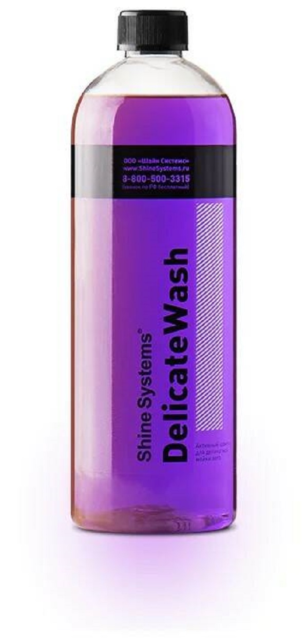 

Активный шампунь для деликатной мойки авто Shine Systems DelicateWash, 750 мл SS643