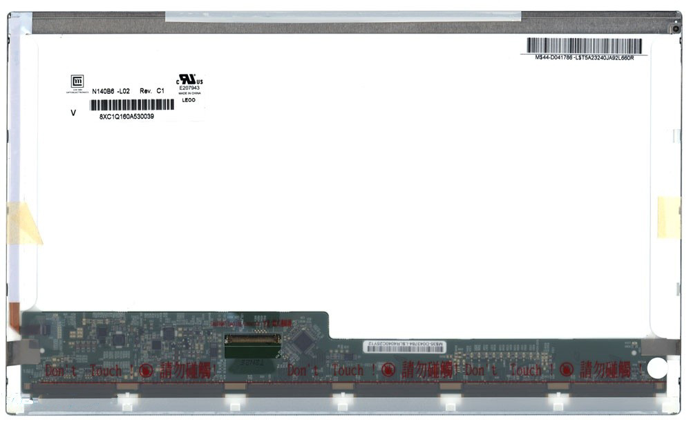 

Матрица OEM для ноутбука N140B6-L02 (10011111V), совместимая с p/n: N140B6-L02