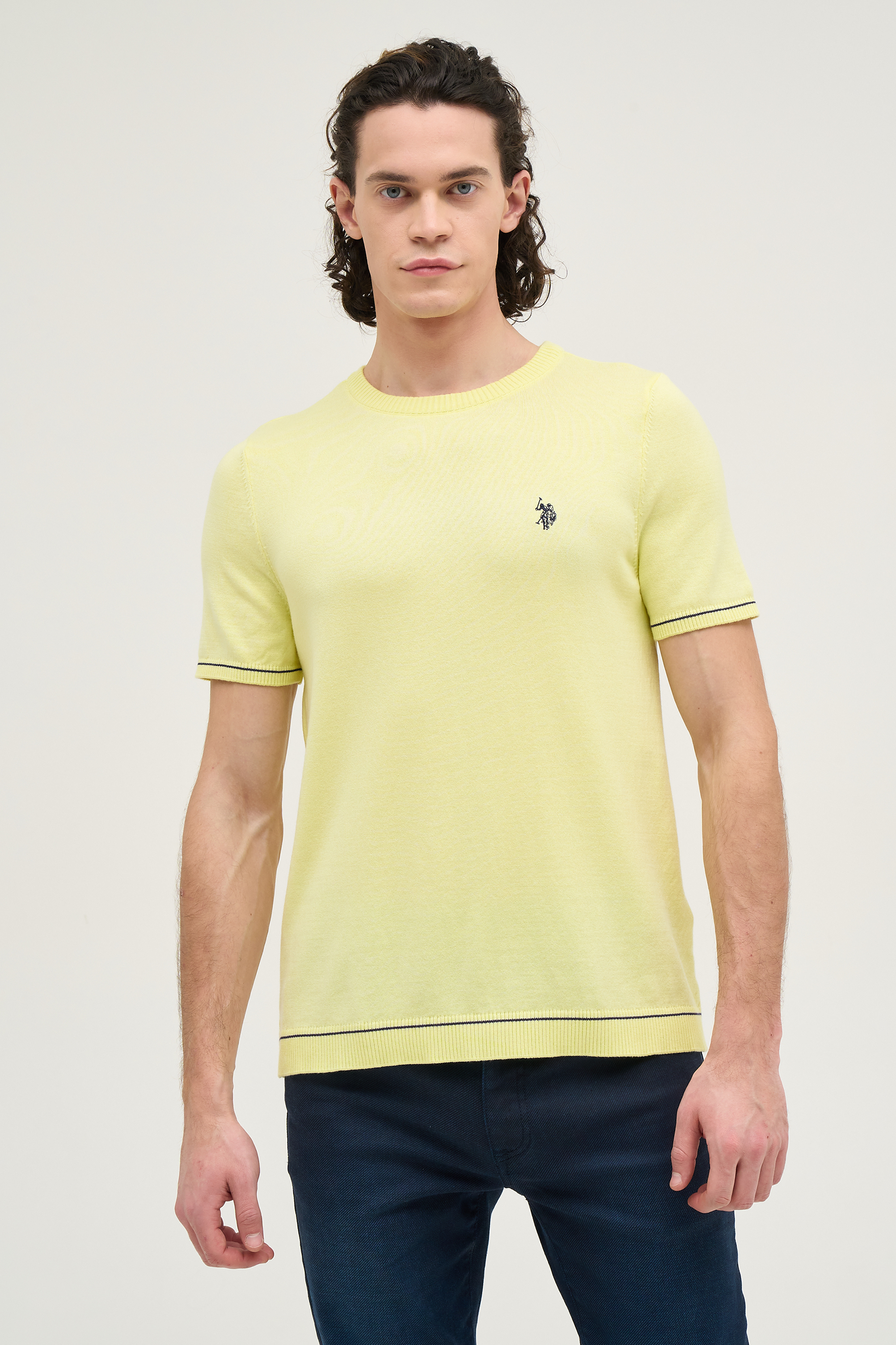

Джемпер мужской U.S. POLO Assn. G081SZ0TK0FORLA-R желтый M, G081SZ0TK0FORLA-R