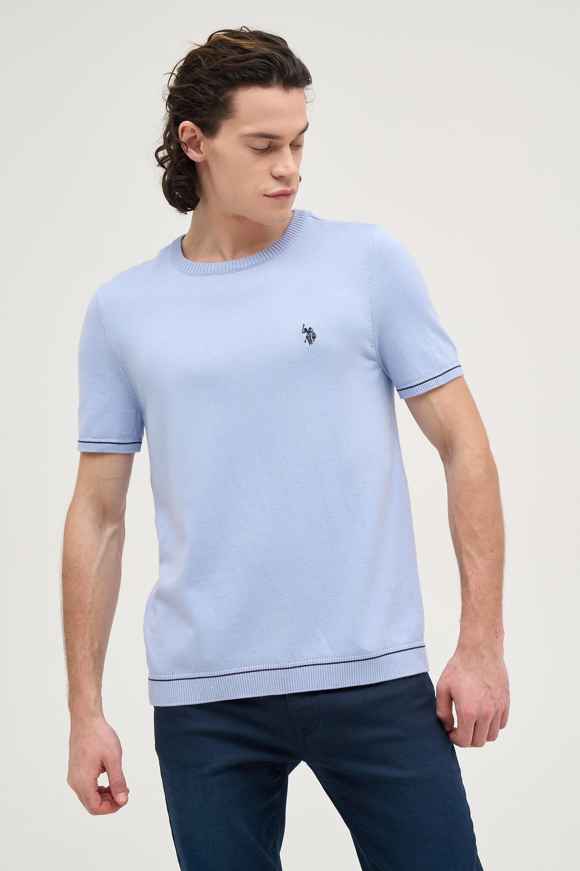 

Джемпер мужской US Polo Assn G081SZ0TK0FORLA-R голубой L, G081SZ0TK0FORLA-R