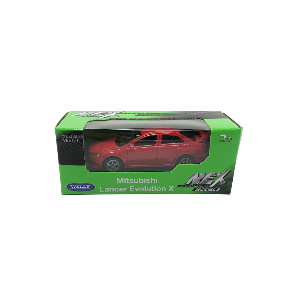 Машинка Welly Mitsubishi Lancer Evolution X красный набор 22D 52020-36WD 22D 780₽