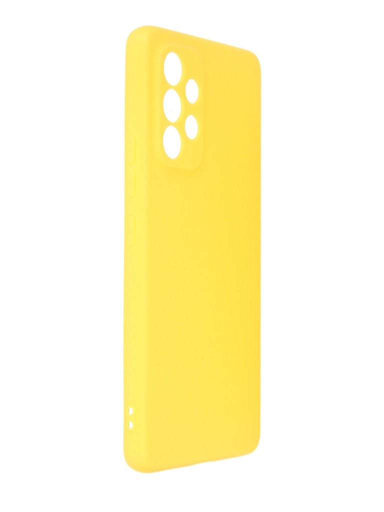 фото Чехол df для samsung galaxy a53 5g silicone yellow scase-138 df-group