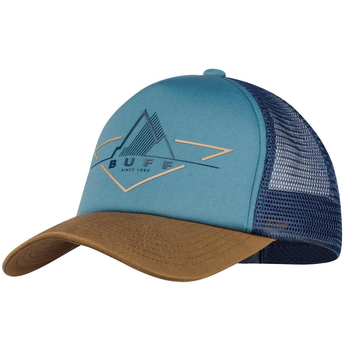 фото Бейсболка buff trucker cap, one size, brak stone blue