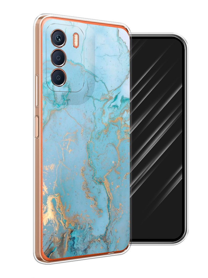 

Чехол Awog на Infinix Zero 5G 2023 "Голубой мрамор рисунок", 3104450-3