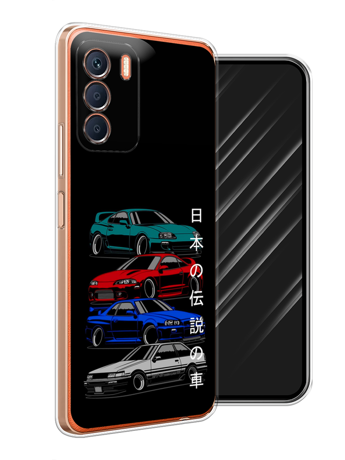 

Чехол Awog на Infinix Zero 5G 2023 "JDM Legend cars", Зеленый;красный;синий, 3104450-5