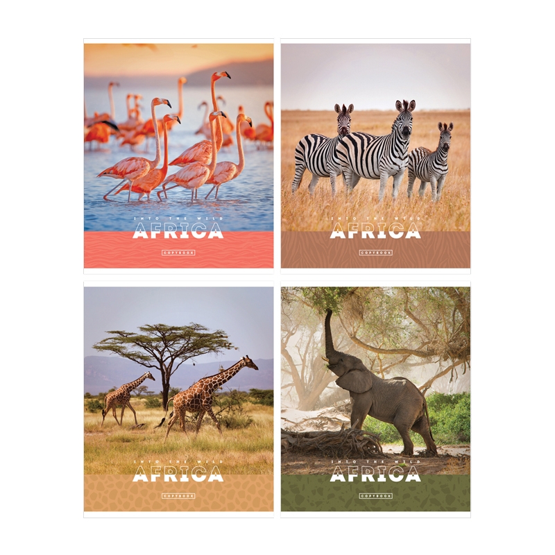 

Тетрадь общая в клетку ArtSpace Животные Nature of Africa, 48 л., 1 шт.
