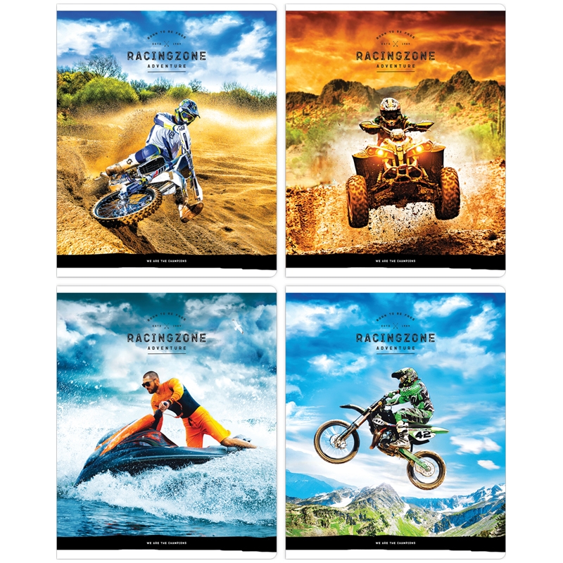 

Тетрадь общая в клетку ArtSpace Техника Racing zone, 48 л., 1 шт.