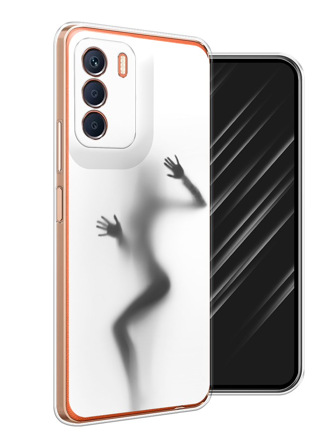 

Чехол Awog на Infinix Zero 5G 2023 "Девушка в душе", Серый;белый;черный, 3104450-7