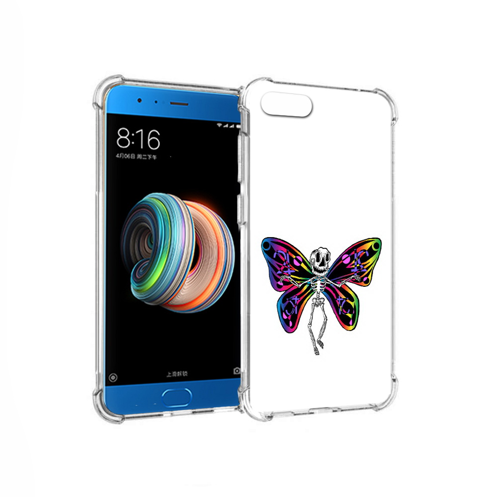 

Чехол MyPads Tocco для Xiaomi Mi Note 3 эффект бабочки (PT99401.307.701), Прозрачный, Tocco